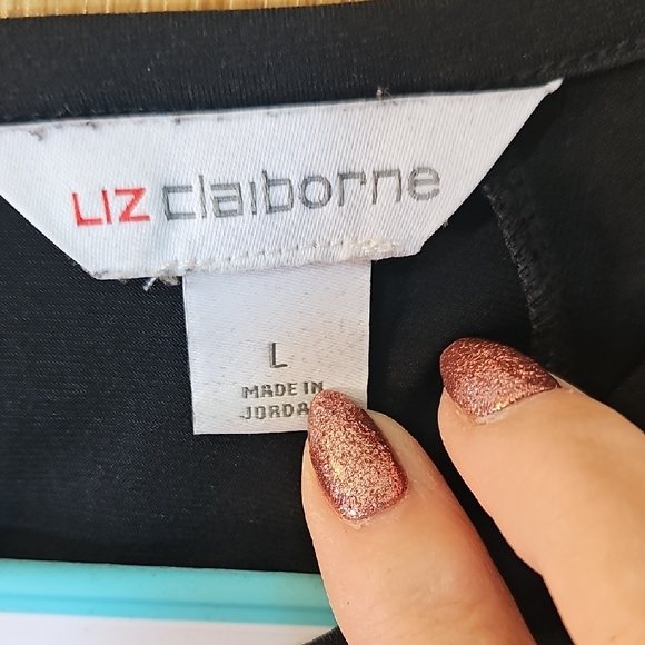 Liz Claiborne Classic Black Garment - Picture 2 of 8